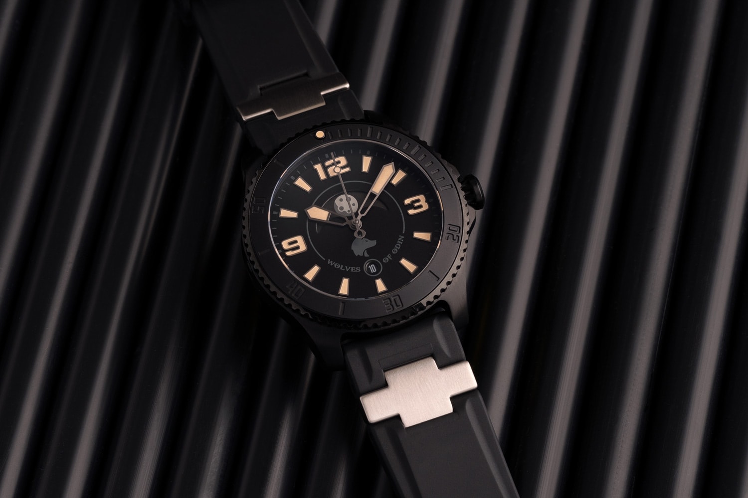 Photo of a mens watch. Product photography photo using macro lens.